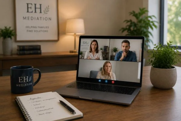 child access mediation Redditch online meeting.